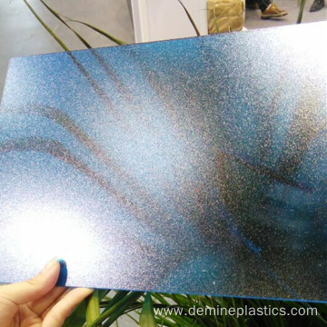 Blue frosted polycarbonate sheet for window and door